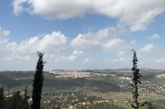 Yad Vashem overlooking Jerusalem